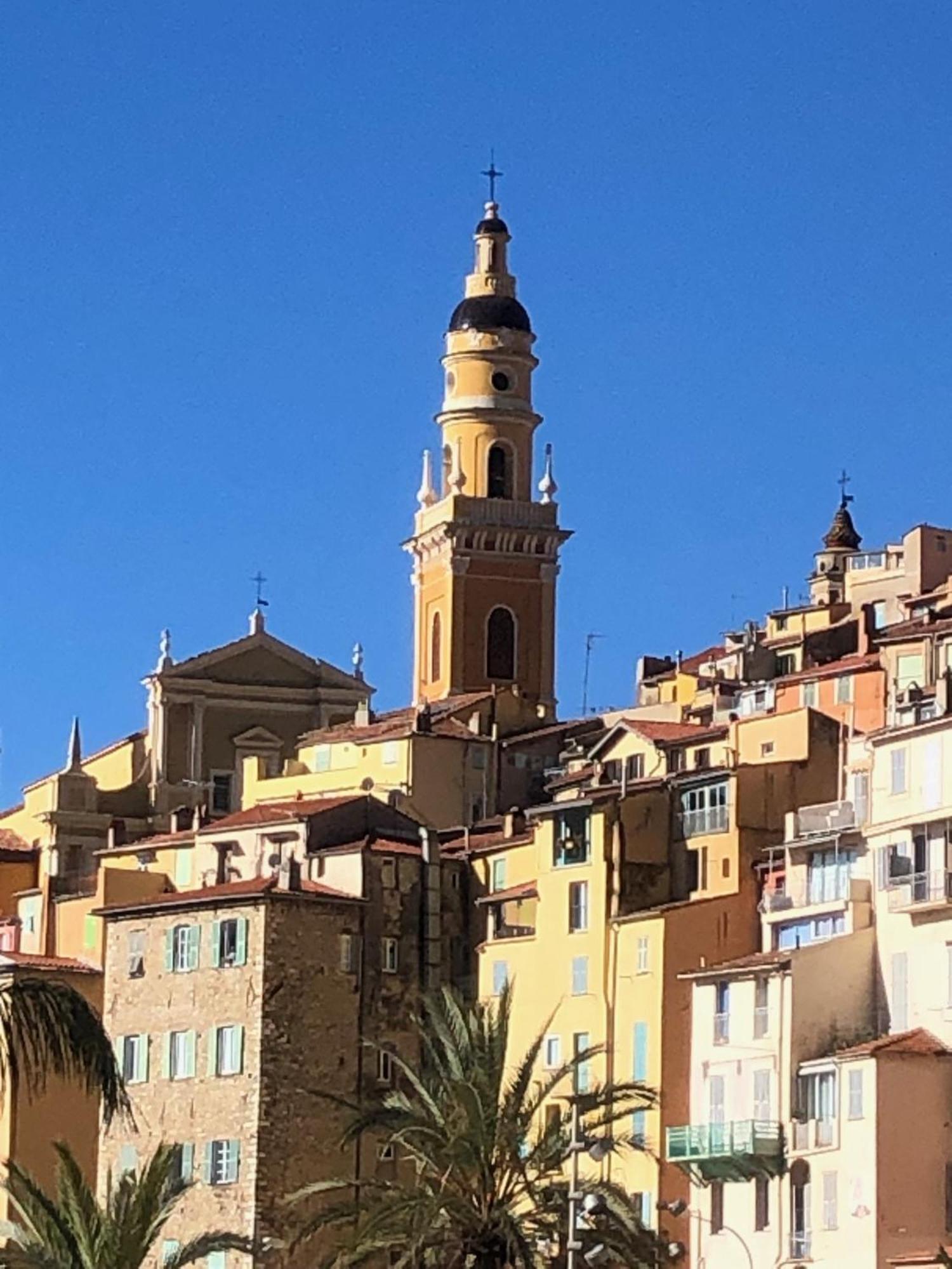 Welcome In The Cozy Blue Nest Pedestrian Menton Eksteriør billede