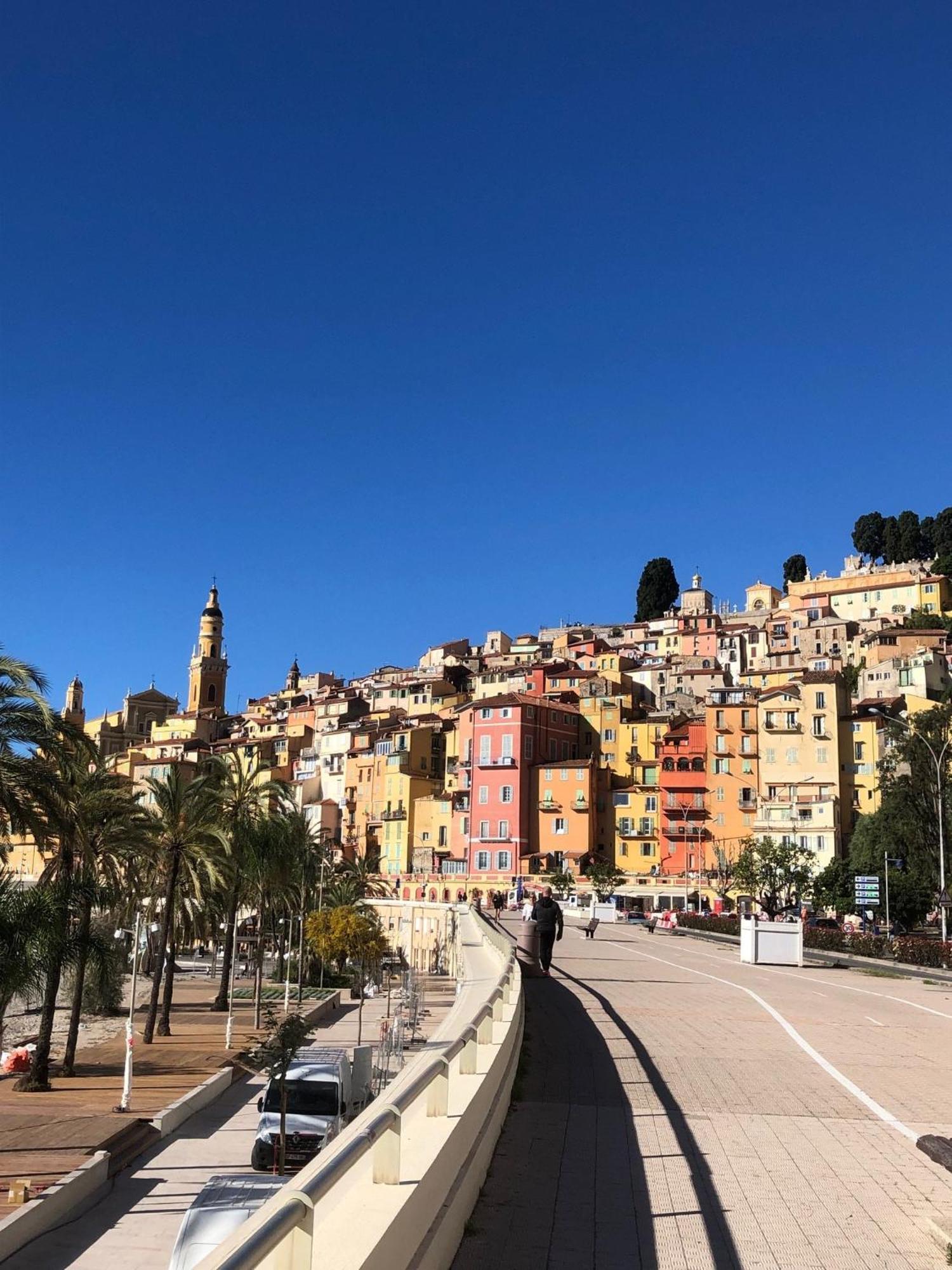 Welcome In The Cozy Blue Nest Pedestrian Menton Eksteriør billede